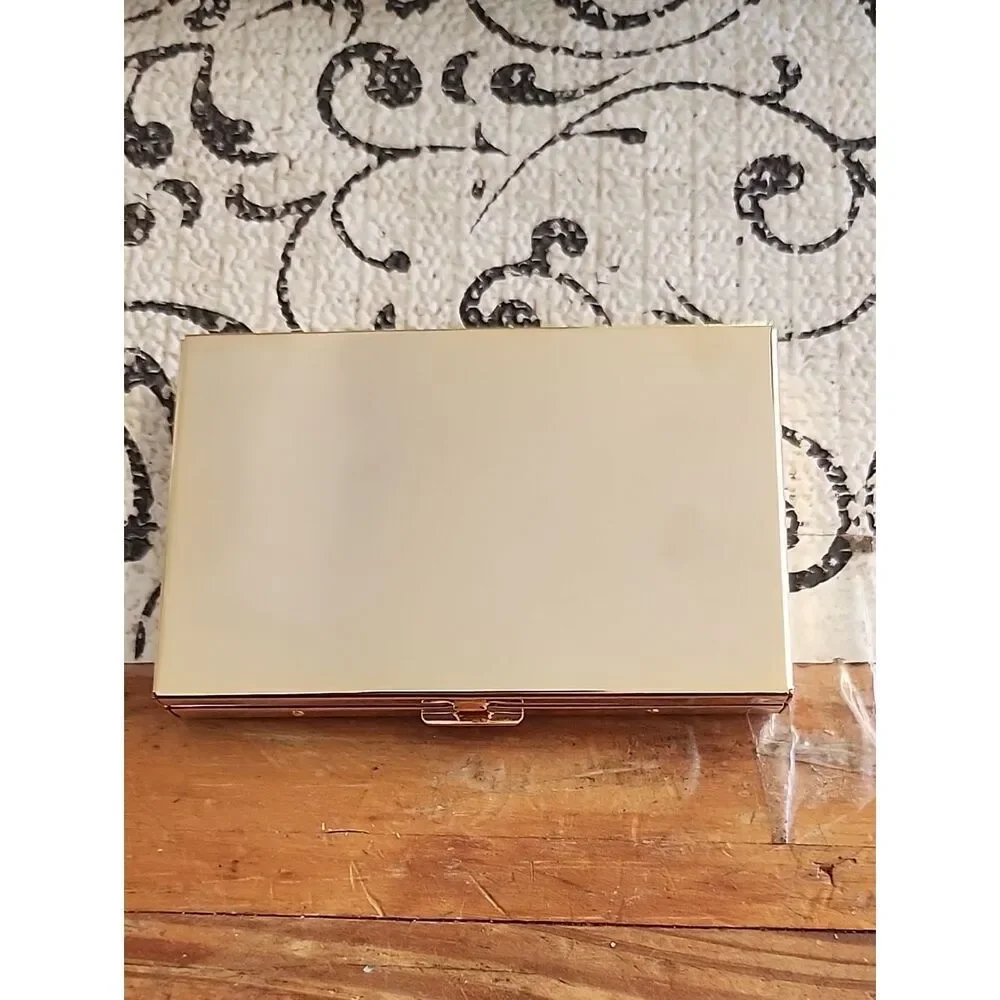The Golden Case Vintage Calculator/Business Card Holder